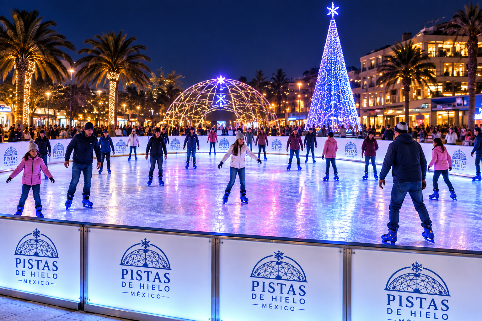 Renta de pista de hielo