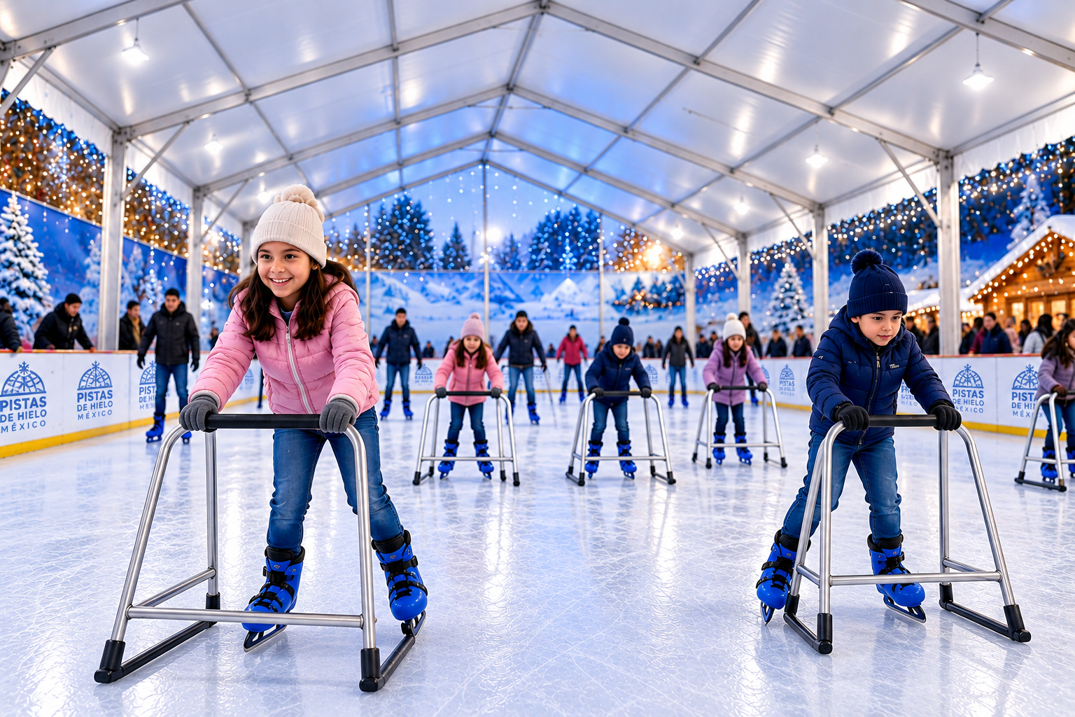 Pista de hielo para eventos